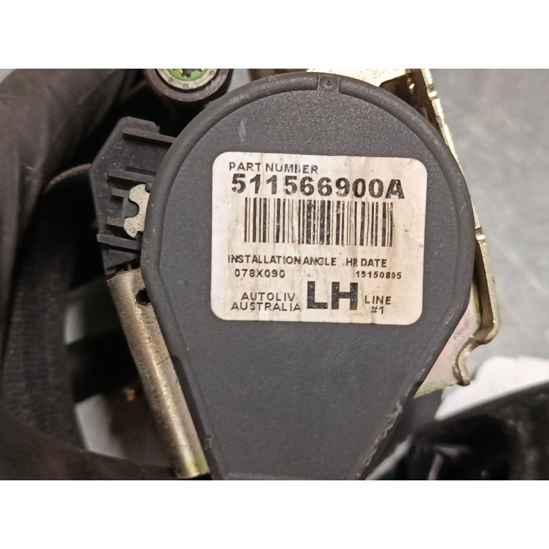 Recambio de cinturon seguridad delantero izquierdo para ssangyong rexton / rexton ii (gab_) 2.7 xdi referencia OEM IAM 511566900