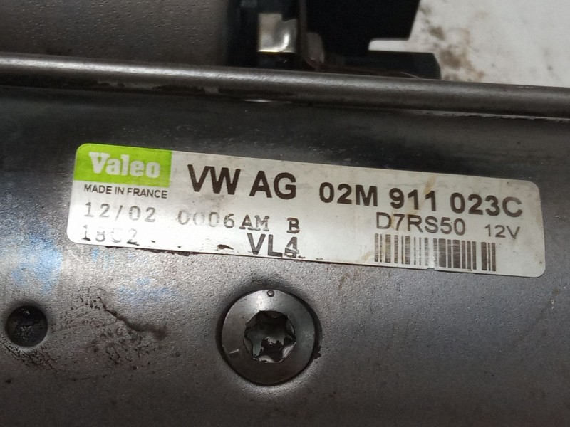 Recambio de motor arranque para audi a3 (8l1) 1.9 tdi referencia OEM IAM 02M911023C  