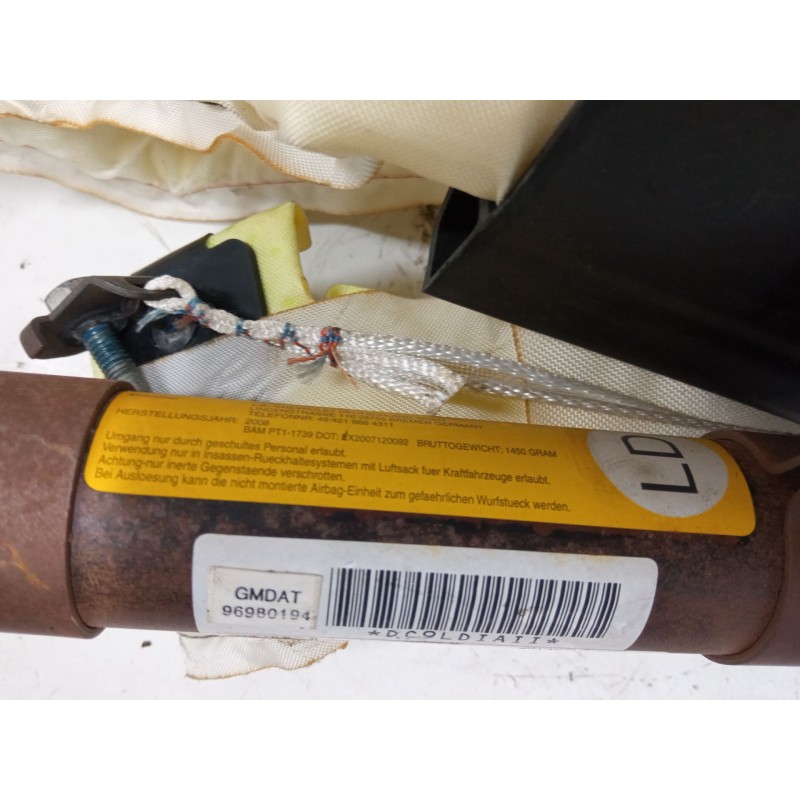 Recambio de airbag lateral delantero izquierdo para chevrolet captiva (c100, c140) 2.0 d 4wd referencia OEM IAM 96980194  
