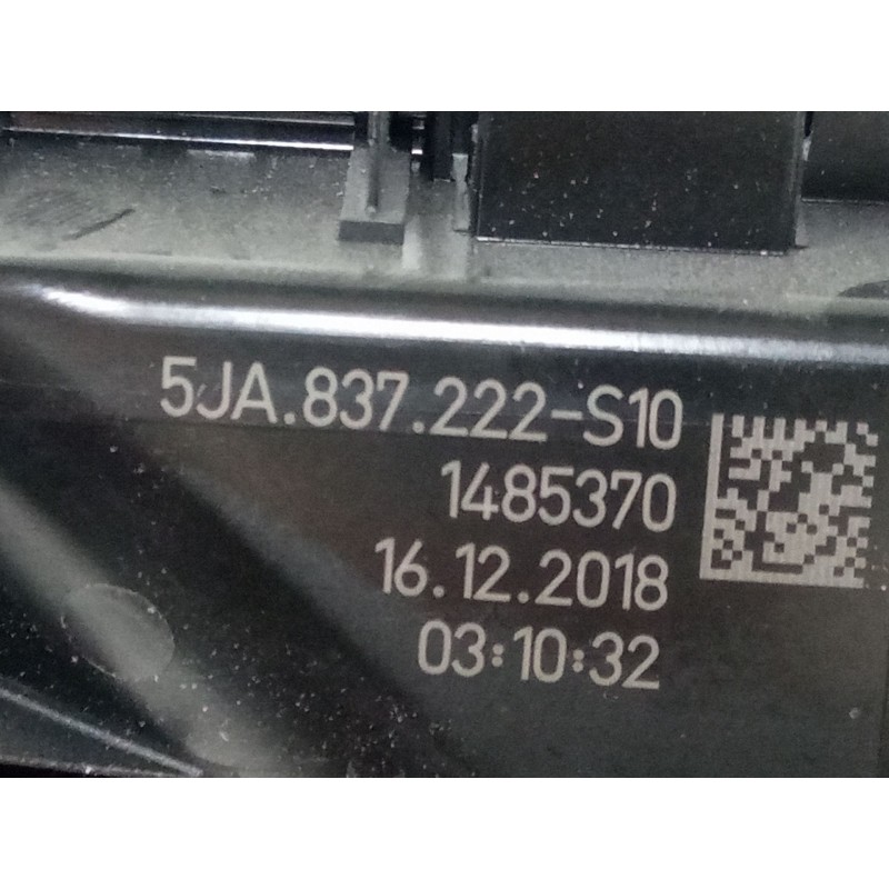 Recambio de maneta interior puerta delantera derecha para skoda rapid spaceback (nh1) 1.0 tsi referencia OEM IAM   