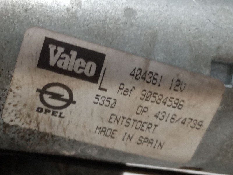 Recambio de motor limpia trasero para opel vectra b (j96) 2.2 i 16v (f19) referencia OEM IAM   