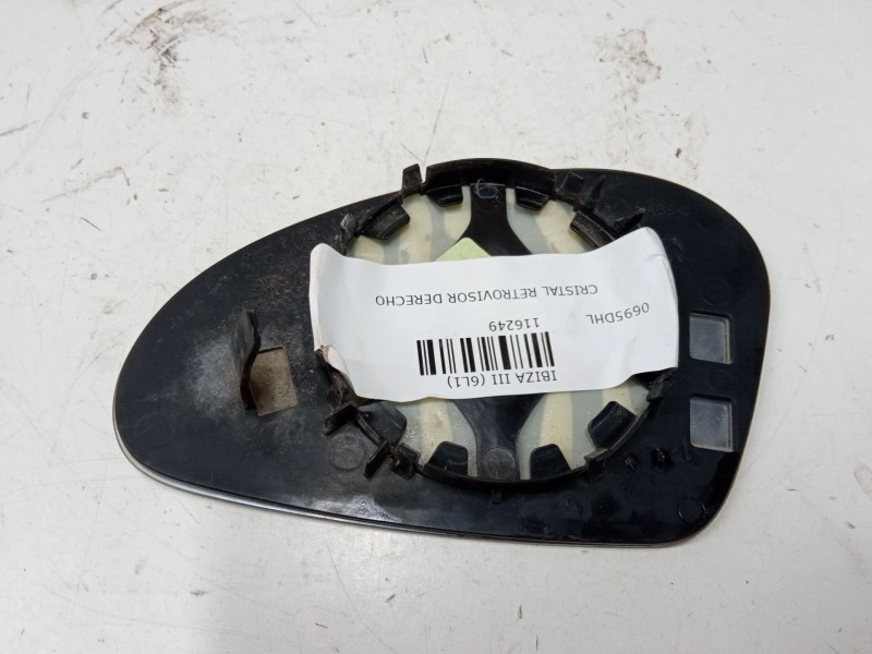 Recambio de cristal retrovisor derecho para seat ibiza iii (6l1) 1.2 referencia OEM IAM   