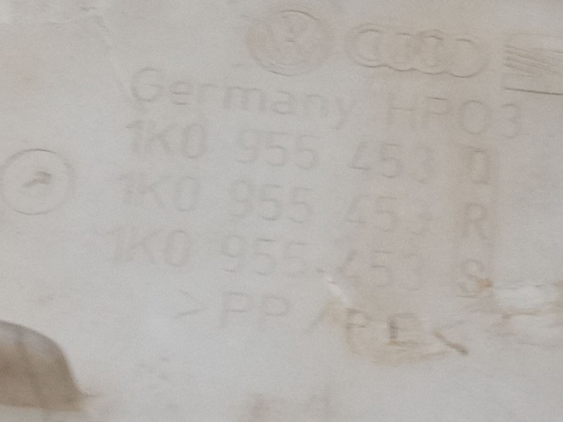 Recambio de deposito limpiaparabrisas para volkswagen golf vi (5k1) 1.2 tsi referencia OEM IAM   