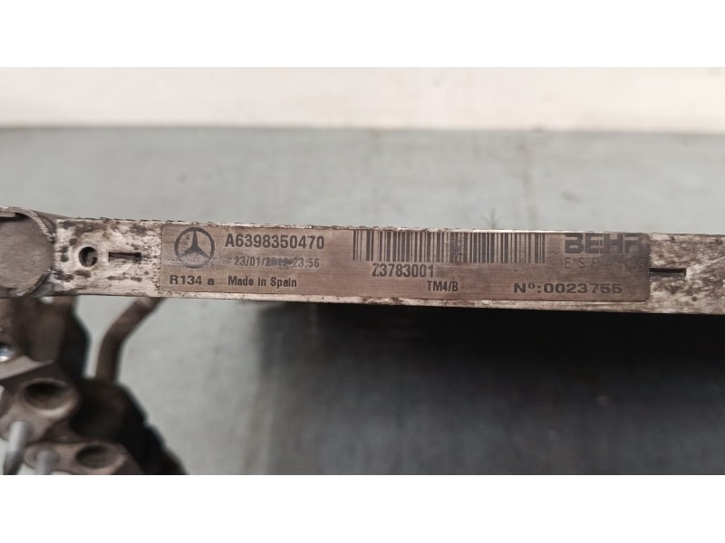 Recambio de radiador a/a /condensador para mercedes-benz vito / mixto furgoneta (w639) 110 cdi (639.601, 639.603, 639.605) refer