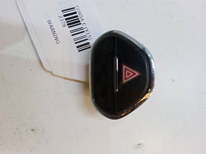 Recambio de warning para opel corsa e (x15) 1.4 (08, 68) referencia OEM IAM 13363976  10093605