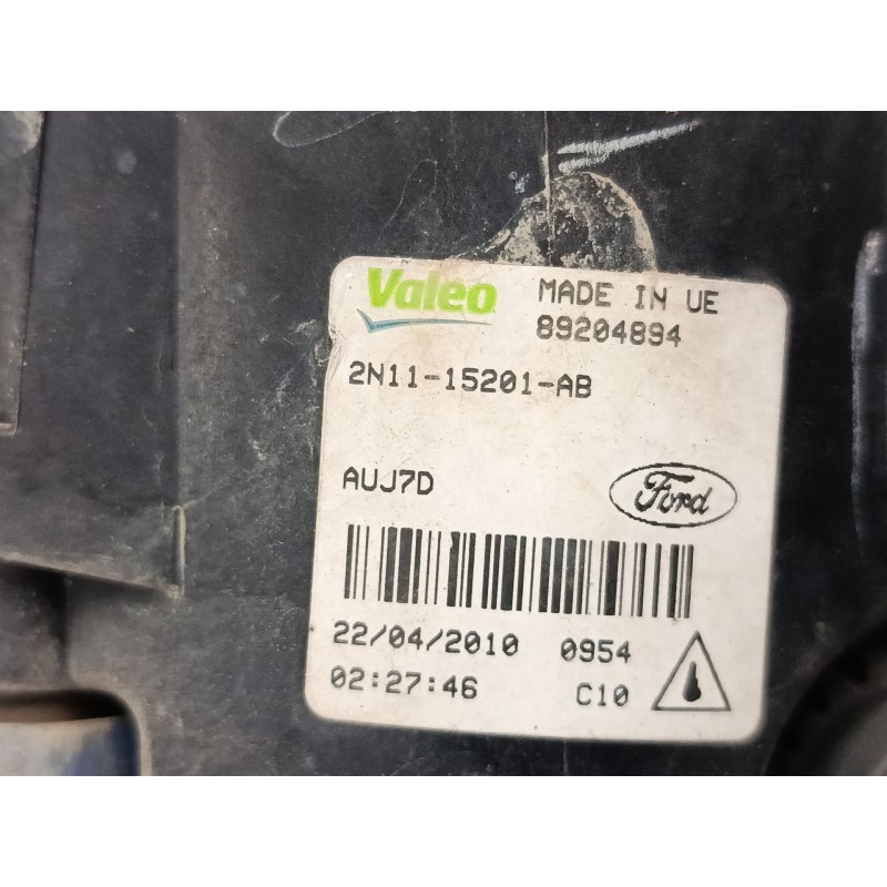 Recambio de faro antiniebla izquierdo para ford fiesta vi (cb1, ccn) 1.25 referencia OEM IAM 2N1115201AB 89204894 