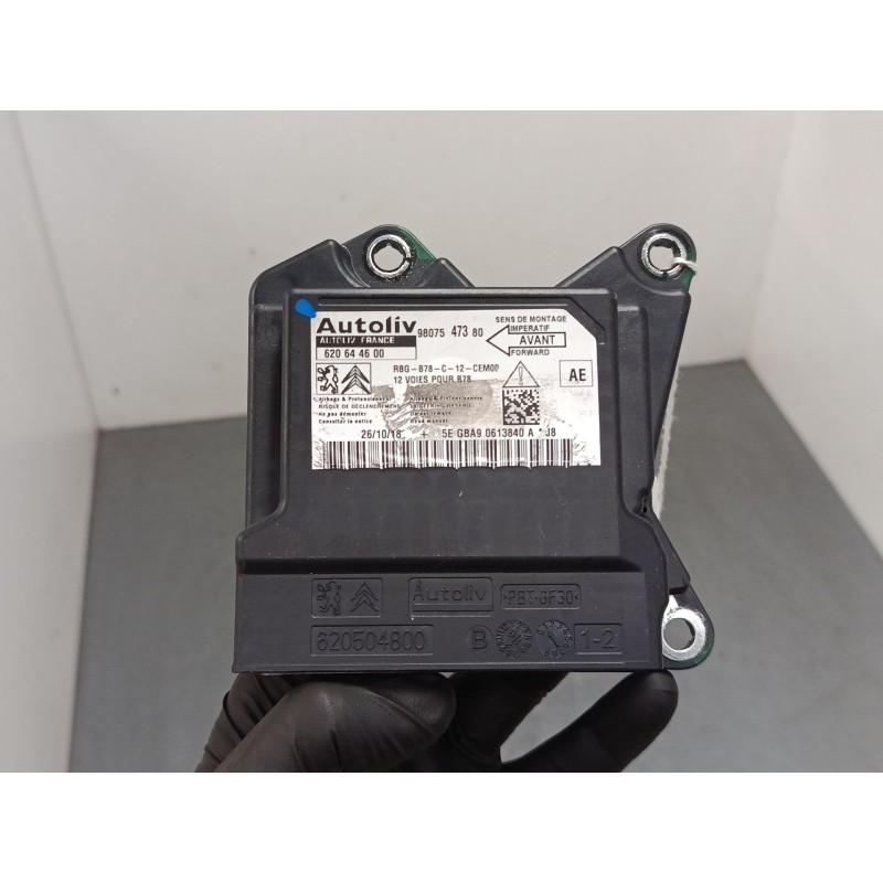Recambio de centralita airbag para citroën grand c4 spacetourer (3a_, 3e_) 2.0 bluehdi 160 referencia OEM IAM 620644600  