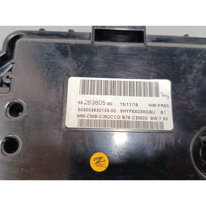 Recambio de cuadro instrumentos para citroën grand c4 spacetourer (3a_, 3e_) 2.0 bluehdi 160 referencia OEM IAM 9828380580 50300