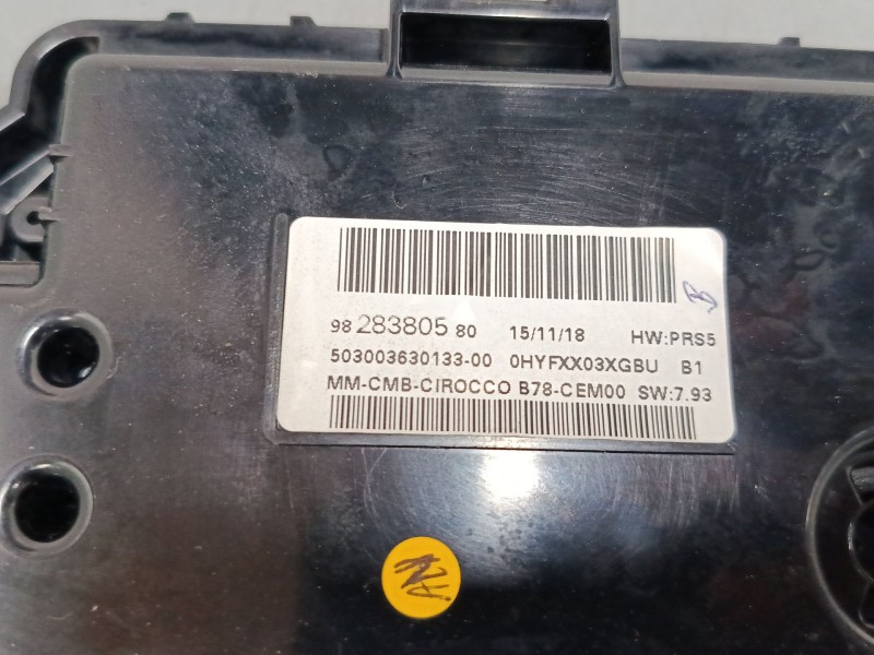 Recambio de cuadro instrumentos para citroën grand c4 spacetourer (3a_, 3e_) 2.0 bluehdi 160 referencia OEM IAM 9828380580 50300