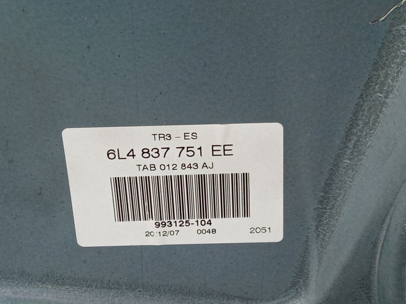 Recambio de elevalunas electrico delantero izquierdo para seat ibiza iii (6l1) 1.4 tdi referencia OEM IAM 6L2959802 6L4837751 