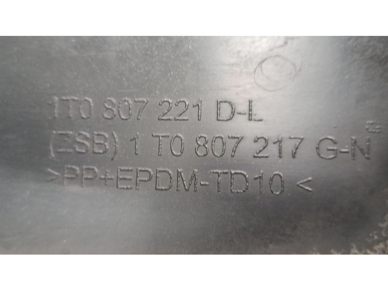 Recambio de paragolpes delantero para volkswagen touran (1t1, 1t2) 1.9 tdi referencia OEM IAM 1T0807221DL  