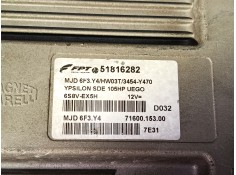 Recambio de centralita motor uce para lancia ypsilon (843_) 1.3 d multijet (843.axh1a, 843.axe1a) referencia OEM IAM 51816282 MJ 2