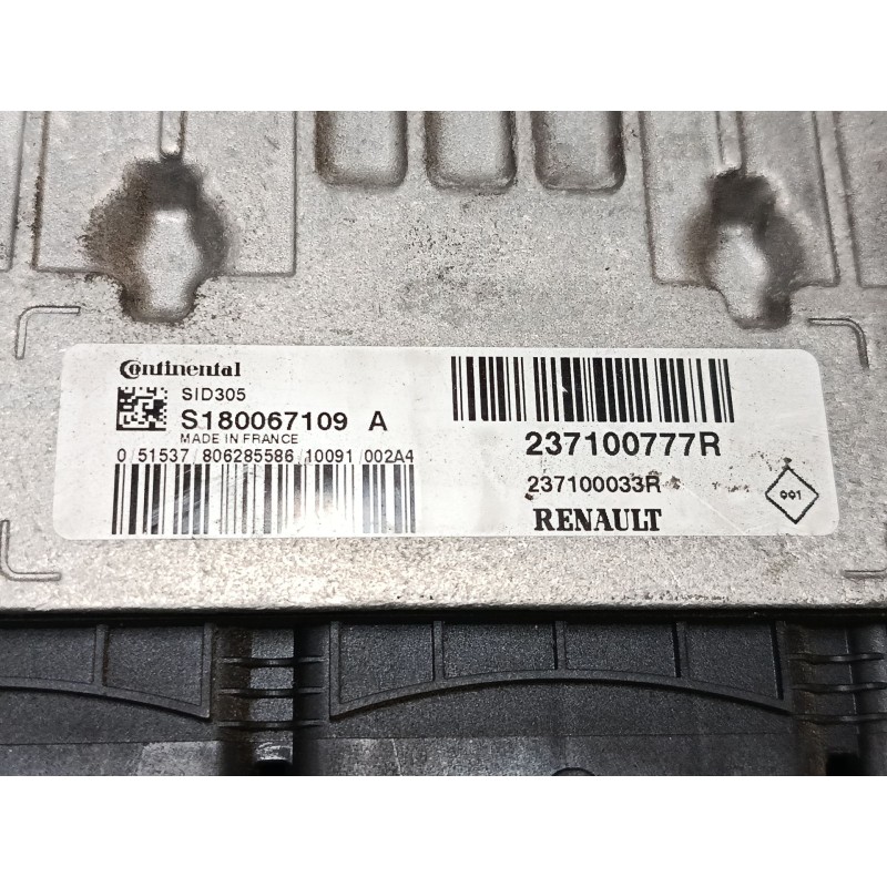 Recambio de centralita motor uce para renault fluence (l3_) 1.5 dci (l30b) referencia OEM IAM 237100777R 237100033R S180067109A