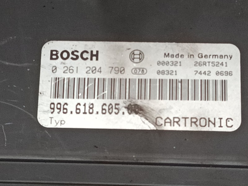Recambio de centralita motor uce para porsche boxster (986) 2.7 referencia OEM IAM 99661860500 0261204790 