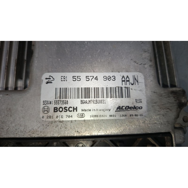 Recambio de centralita motor uce para opel insignia a sports tourer (g09) 2.0 cdti (35) referencia OEM IAM 55574903 0281016704 
