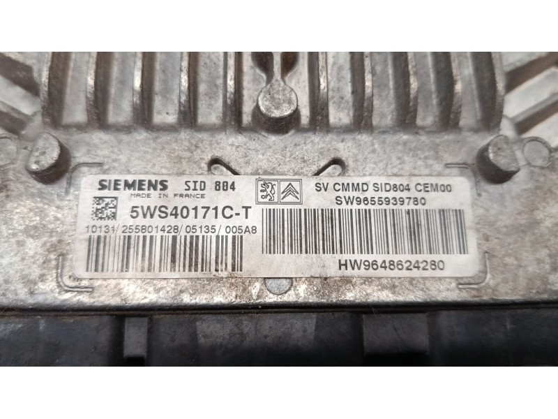 Recambio de centralita motor uce para peugeot 1007 (km_) 1.4 hdi referencia OEM IAM 9648624280 9655939780 