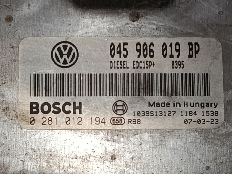 Recambio de centralita motor uce para volkswagen polo iv (9n_, 9a_) 1.4 tdi referencia OEM IAM 045906019BP 0281012194 