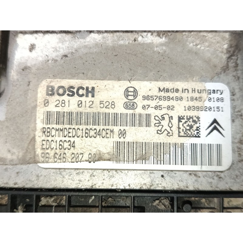 Recambio de centralita motor uce para peugeot 206 hatchback (2a/c) 1.4 hdi eco 70 referencia OEM IAM 9664620780 9657699480 02810
