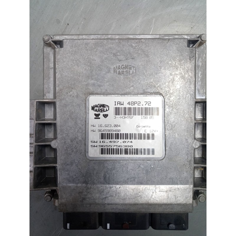 Recambio de centralita motor uce para citroën c3 i (fc_, fn_) 1.1 i referencia OEM IAM 9645989480 9655756380 IAW 48P2.72