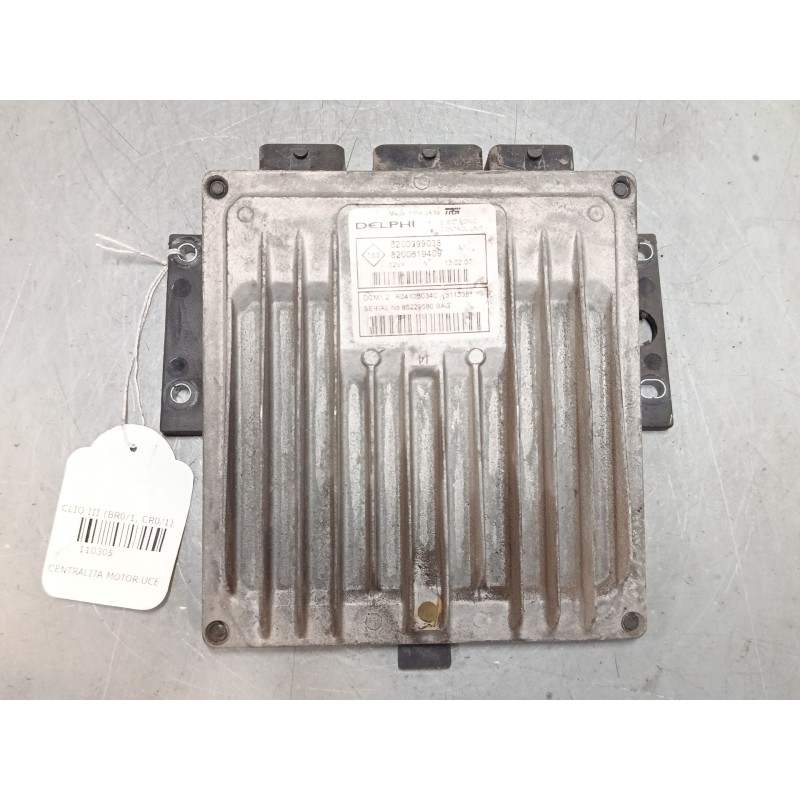 Recambio de centralita motor uce para renault clio iii (br0/1, cr0/1) 1.5 dci (c/br0g, c/br1g) referencia OEM IAM 8200399038 820