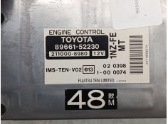 Recambio de centralita motor uce para toyota yaris (_p1_) 1.5 (ncp13_) referencia OEM IAM 8966152230 2110008980  2