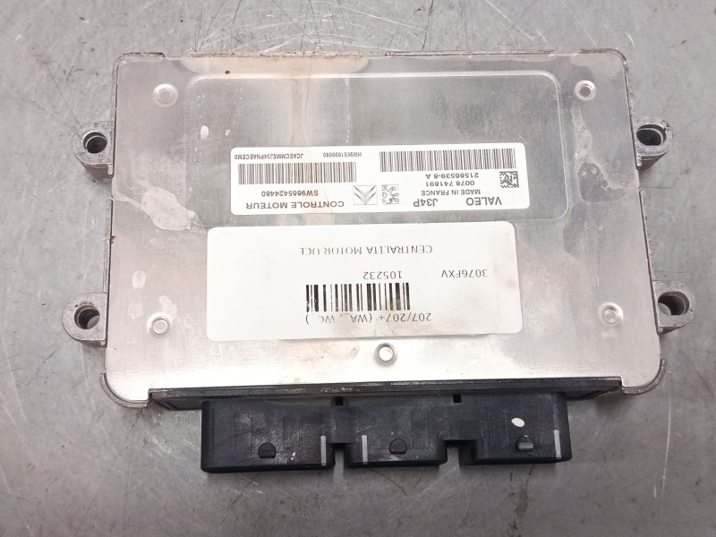Recambio de centralita motor uce para peugeot 207/207+ (wa_, wc_) 1.4 referencia OEM IAM 9665424480 215865398A 9651696680