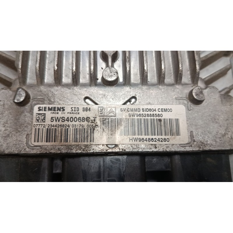 Recambio de centralita motor uce para citroën c3 i (fc_, fn_) 1.4 hdi referencia OEM IAM 9652888580 9648624280 5WS40068C