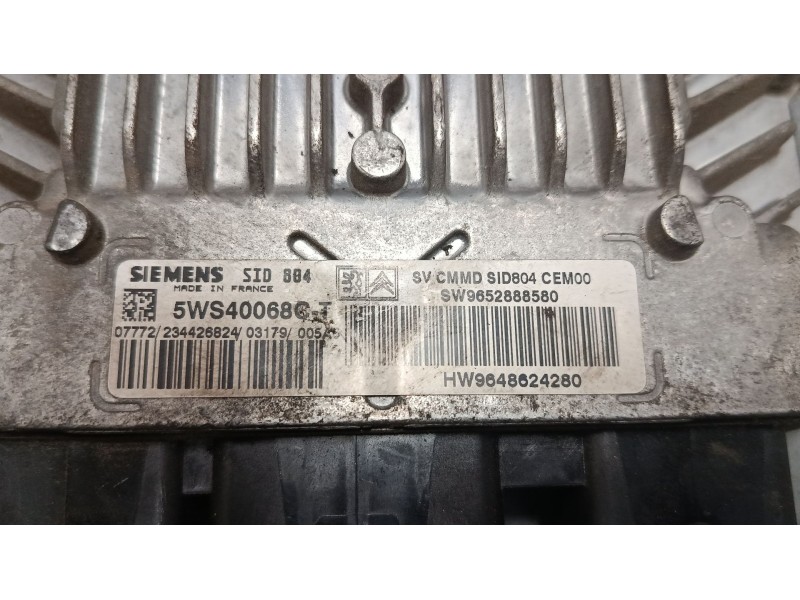 Recambio de centralita motor uce para citroën c3 i (fc_, fn_) 1.4 hdi referencia OEM IAM 9652888580 9648624280 5WS40068C