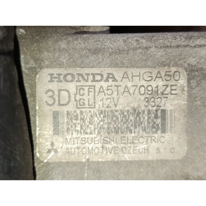 Recambio de alternador para honda civic vii hatchback (eu, ep, ev) 1.6 i (ep2, eu8, eu6) referencia OEM IAM A5TA7091ZE  