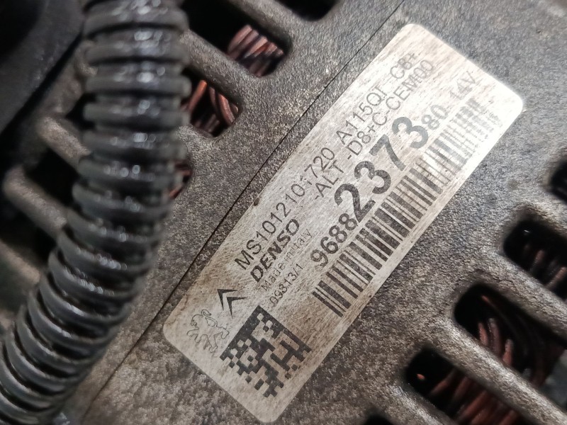 Recambio de alternador para peugeot 208 i (ca_, cc_) 1.2 vti 82 referencia OEM IAM 9688237380  