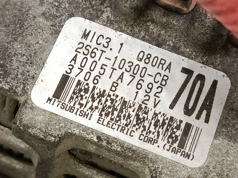 Recambio de alternador para ford fiesta v (jh_, jd_) 1.4 16v referencia OEM IAM 2S6T10300CB  