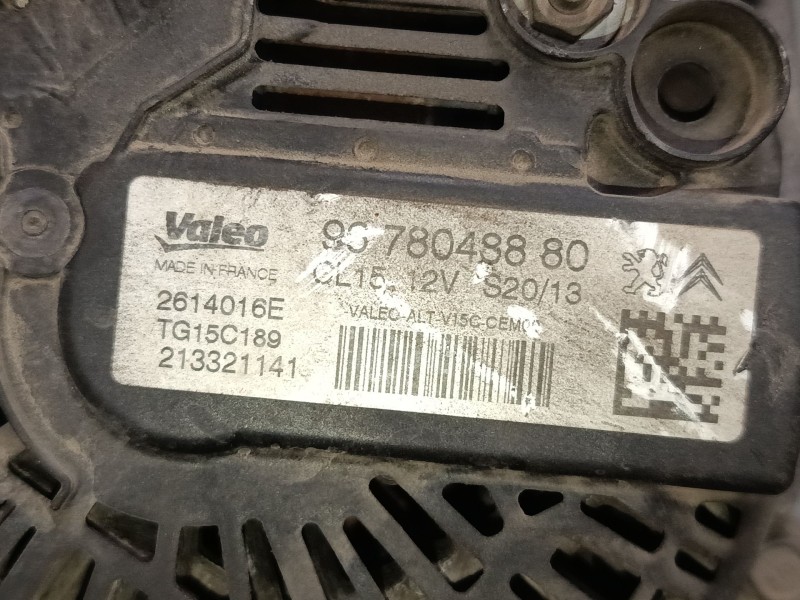 Recambio de alternador para peugeot 208 i (ca_, cc_) 1.4 hdi referencia OEM IAM 9678048880  