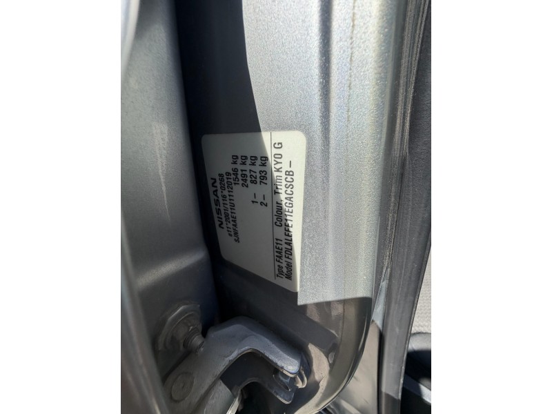 nissan note (e11, ne11) del año 2007