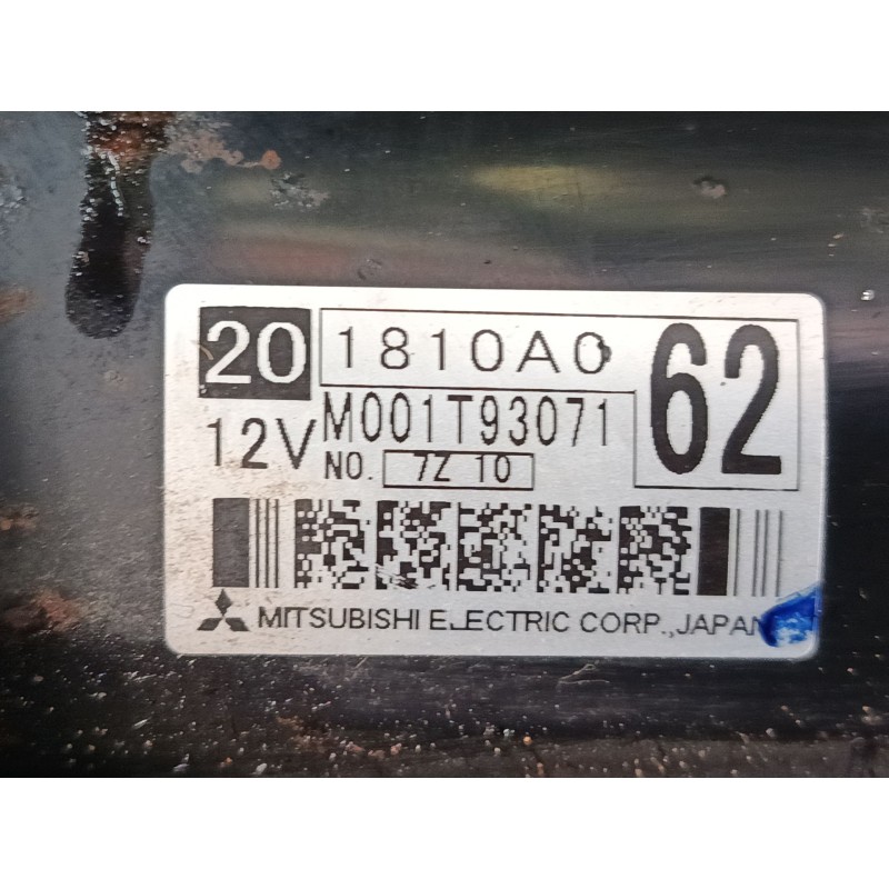 Recambio de motor arranque para mitsubishi outlander ii (cw_w) 2.0 di-d (cw8w) referencia OEM IAM 1810A062 M001T93071 