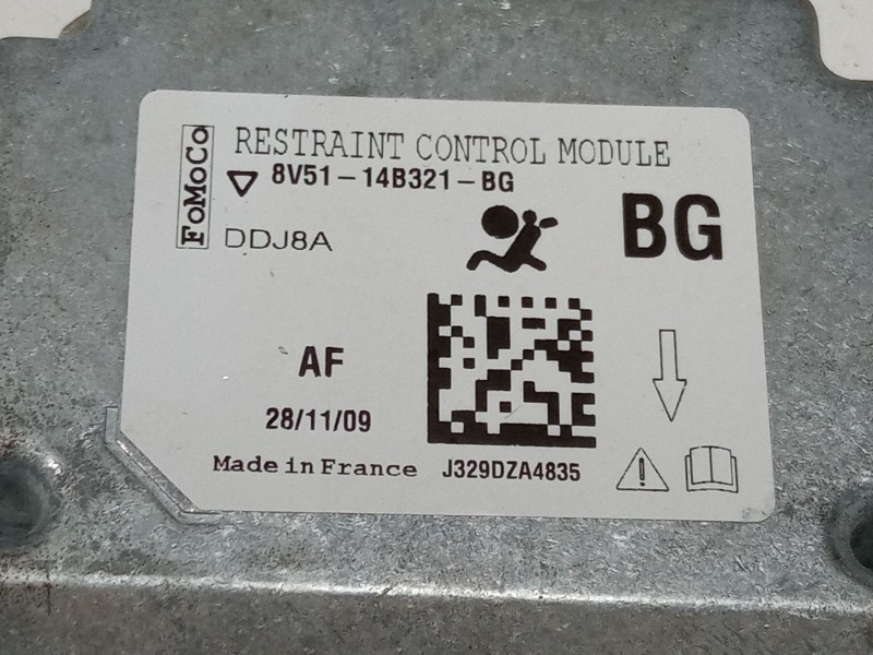 Recambio de centralita airbag para ford fiesta vi (cb1, ccn) 1.4 tdci referencia OEM IAM 8V5114B321BG  