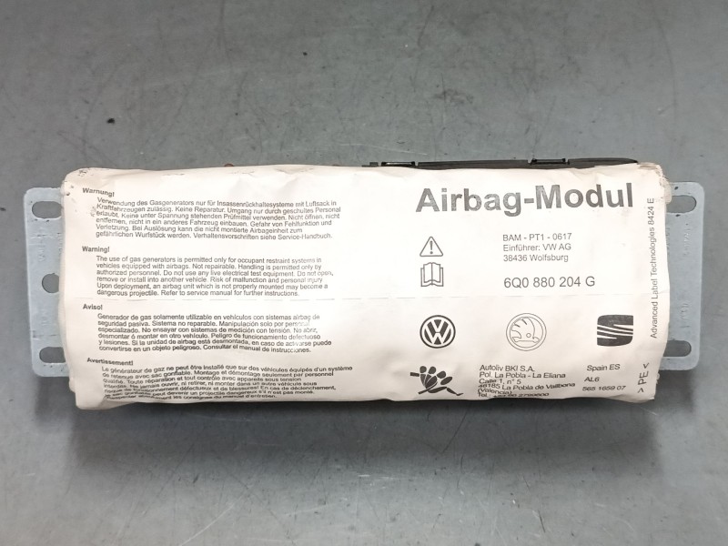 Recambio de airbag salpicadero para seat ibiza iii (6l1) 1.9 tdi referencia OEM IAM 6Q0880204G  