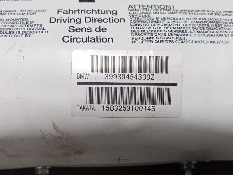 Recambio de airbag salpicadero para bmw 3 compact (e46) 325 ti referencia OEM IAM 39939454300Z  