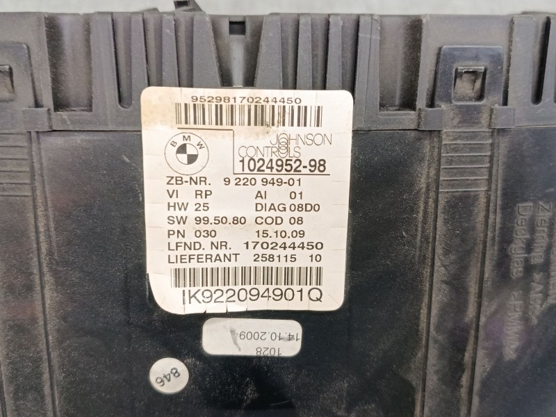 Recambio de cuadro instrumentos para bmw 1 (f20) 116 d referencia OEM IAM 102495298  