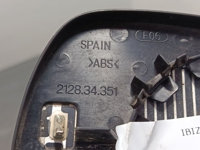 Recambio de cristal retrovisor izquierdo para seat ibiza iv sc (6j1, 6p5) 1.4 referencia OEM IAM   