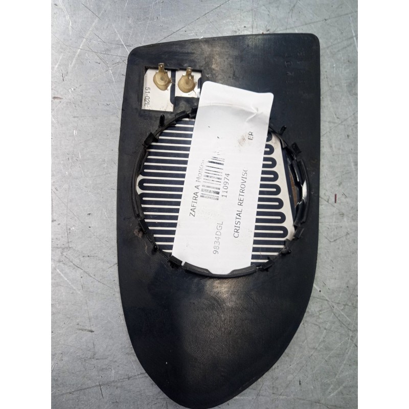 Recambio de cristal retrovisor izquierdo para opel zafira a monospace (t98) 2.0 dti 16v (f75) referencia OEM IAM   