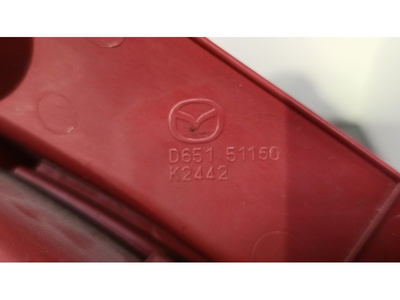 Recambio de piloto trasero derecho para mazda 2 (de_, dh_) 1.5 (de5fs) referencia OEM IAM D65151150  