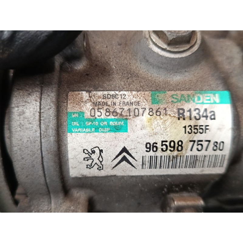 Recambio de compresor a/a para peugeot 207/207+ (wa_, wc_) 1.4 16v referencia OEM IAM 9659875780  