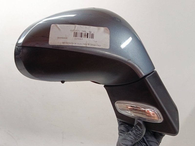 Recambio de retrovisor electrico derecho para peugeot 207/207+ (wa_, wc_) 1.4 16v referencia OEM IAM   