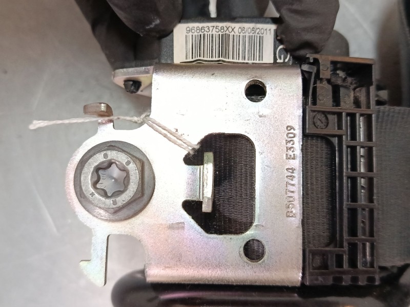 Recambio de cinturon seguridad delantero izquierdo para peugeot 207/207+ (wa_, wc_) 1.4 16v referencia OEM IAM 96863758XX  