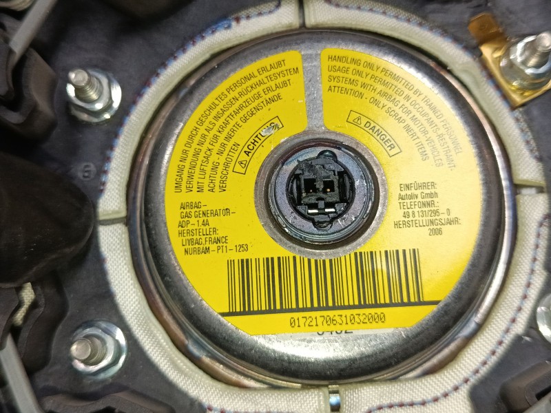Recambio de airbag volante para ford tourneo connect 1.8 tdci referencia OEM IAM 6T16A042B85  