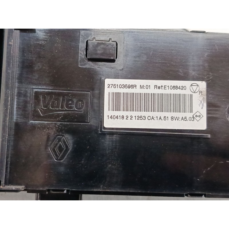 Recambio de mando climatizador para renault megane cc (ez0/1_) 1.2 tce (ez16) referencia OEM IAM 275103596R  