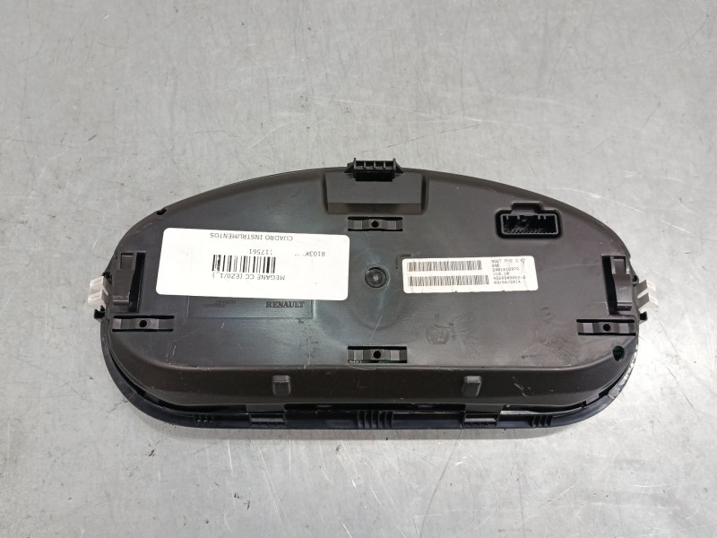 Recambio de cuadro instrumentos para renault megane cc (ez0/1_) 1.2 tce (ez16) referencia OEM IAM   