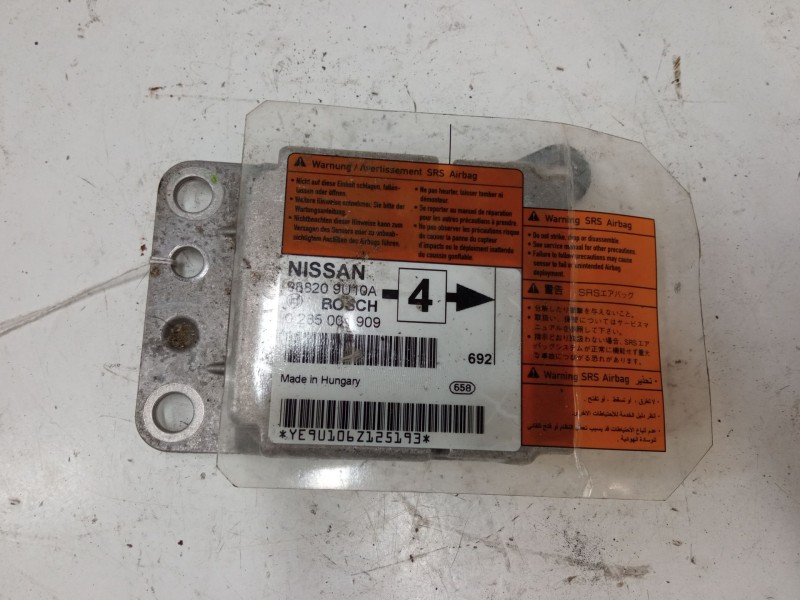Recambio de centralita airbag para nissan note (e11, ne11) 1.4 referencia OEM IAM 988209U10A 0285001909 