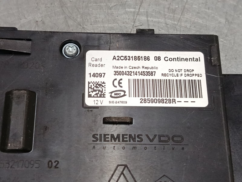 Recambio de clausor para renault megane cc (ez0/1_) 1.2 tce (ez16) referencia OEM IAM 285909828R  