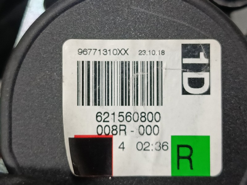 Recambio de cinturon seguridad delantero derecho para citroën grand c4 spacetourer (3a_, 3e_) 2.0 bluehdi 160 referencia OEM IAM